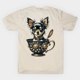 Steampunk Chihuahua in a tea cup T-Shirt